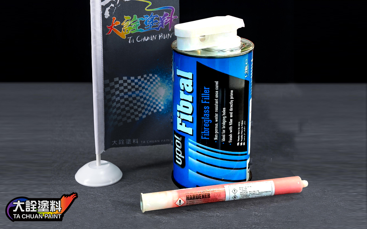 U-POL Fibral擠壓式纖維補土