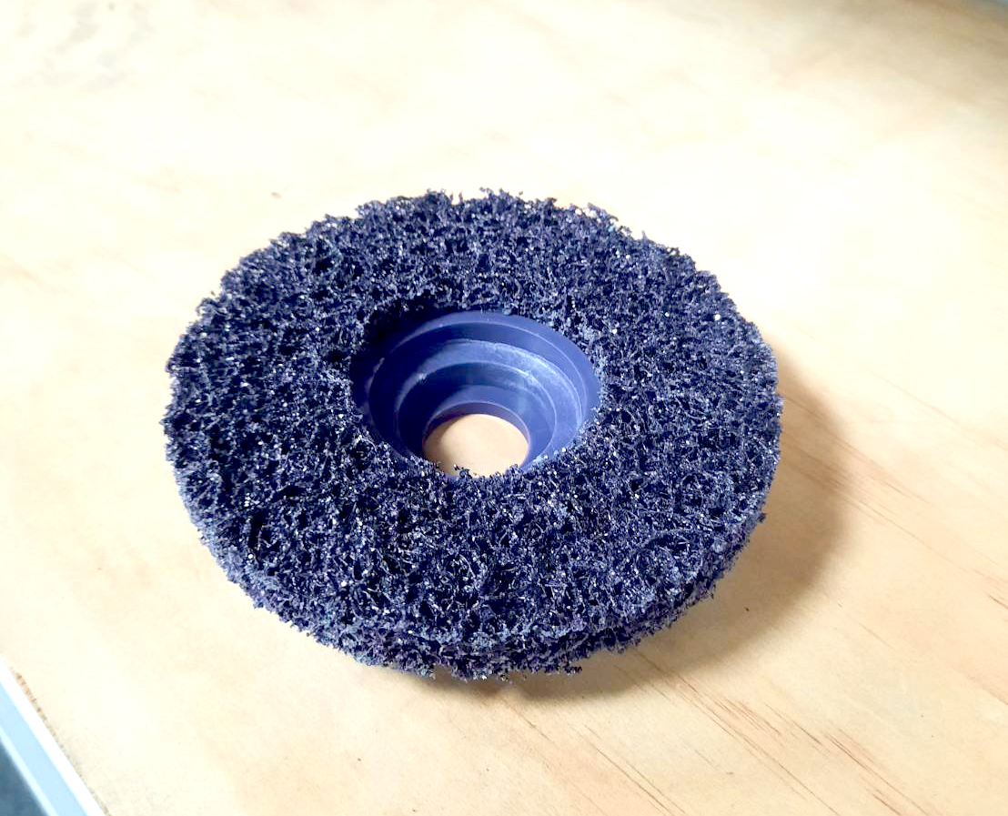 3M 紫金剛研磨片4.5吋   重削切研磨絨盤