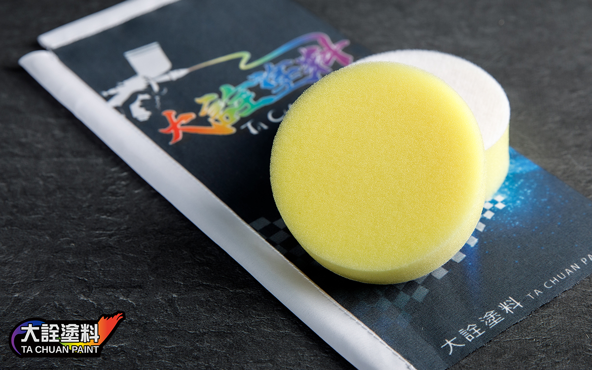 3吋平面  粗目黃海棉/細目黑海棉