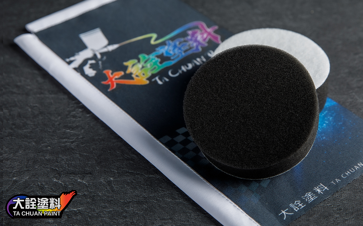 3吋平面  粗目黃海棉/細目黑海棉