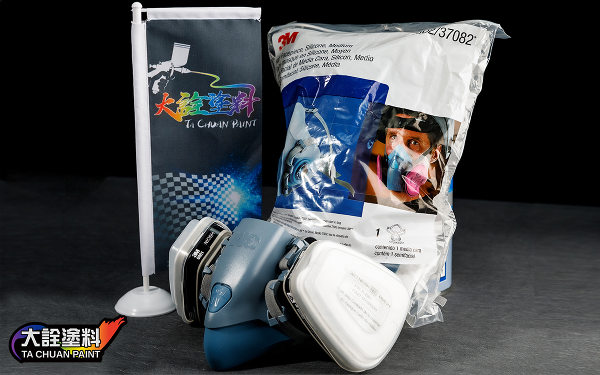 3M 7502防毒面具 七件組