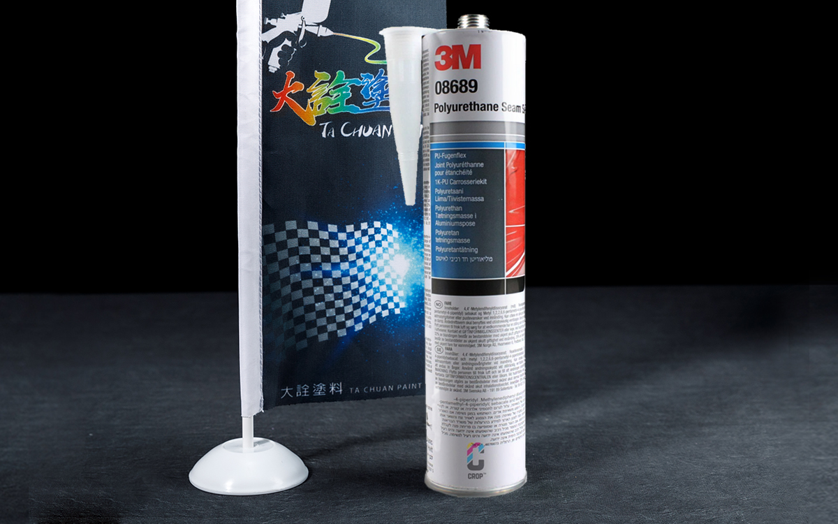 3M  8689 車身膠硬殼(白)310ml